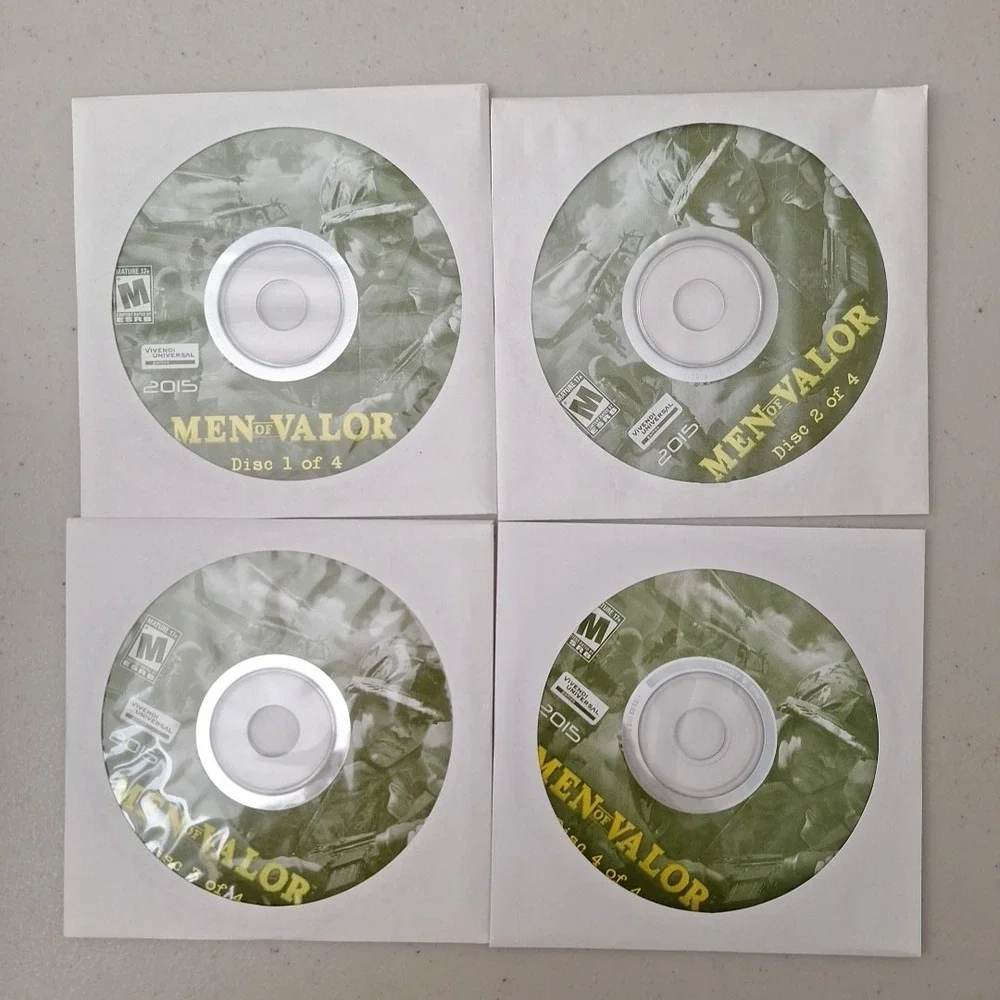 Video Game PC Men of Valor Vietnam 2015 Version Windows CD-ROM Open Box